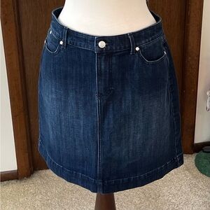 NWT Talbots 8 PETITE Jeans Skirt